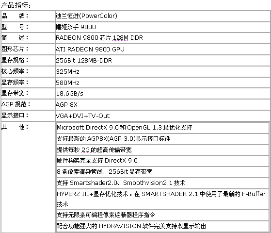 A卡高端新选择－迪兰恒进9800标准版试用