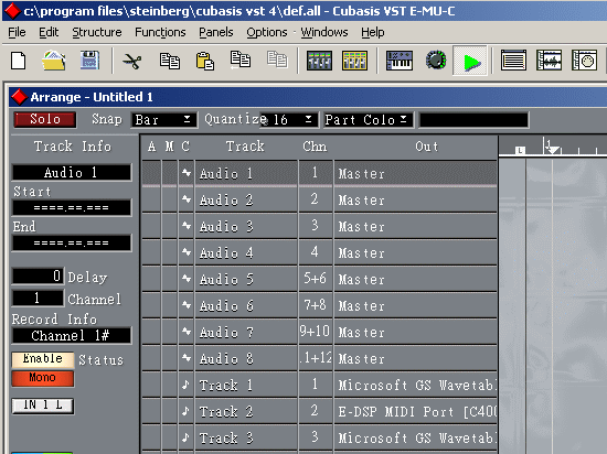 E-MU 1212m 试用手记
