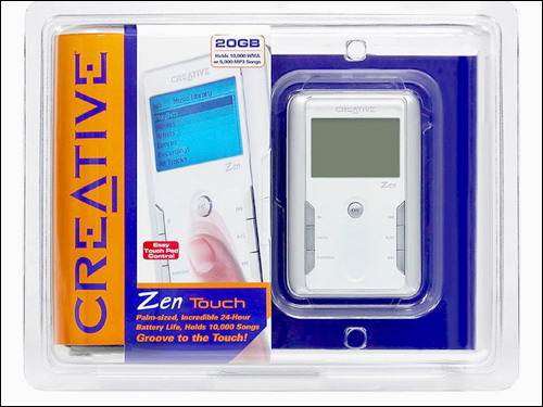 创新Zen Touch硬盘 MP3试用