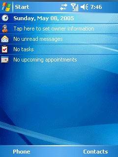 飘扬的红绿蓝黄旗：Microsoft Windows Mobile 5.0