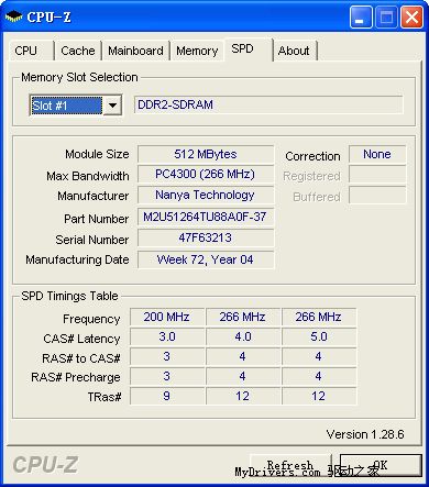 南亚DDR2-533内存试用