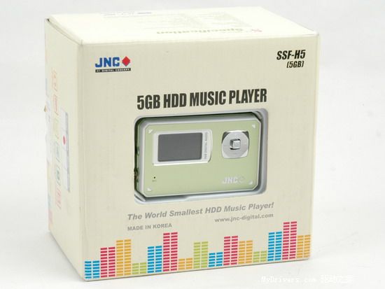 全球最小硬盘MP3播放器——JNCSSF-H5