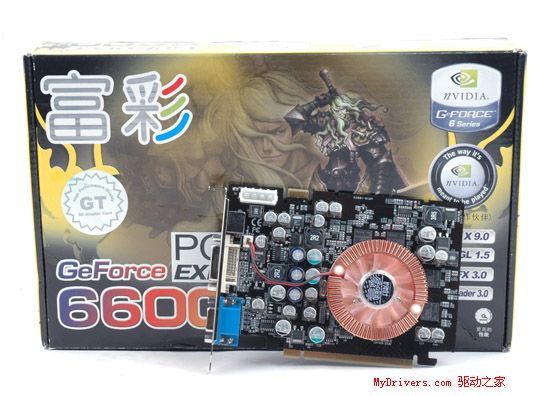 富彩GeForce 6600GT