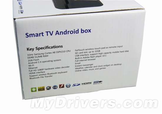 Feltouch Surbox500 Android2.2 Google TVBOX with HDMI 1080P Internet 